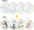 Phylisn 4 Sets Embroidery Kit for Beginners Adults,Needlepoint Starter DIY Kits with Patterns,Hoop,Color Threads,Tools,Easy Learn to Embroider wit...