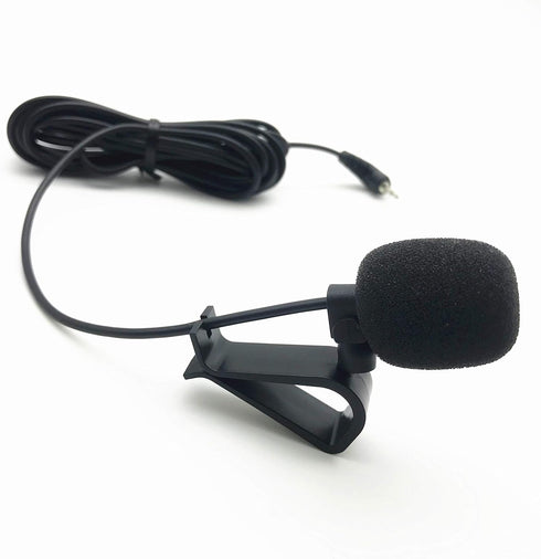 Car Microphone Stereo 3.5mm Jack Assembly Mic Car Radio Microphone Compatible with Kenwood Boss Corehan Power Acoustik JVC Sony Jensen Alpine Car ...