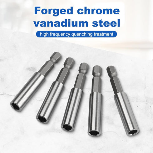 Rocaris 10 Pack Magnetic Extension Socket Drill Bit Holder 1/4" Hex Power Tools...