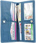 Big Skinny Women's Executive Bi-Fold Checkbook Slim Wallet, Holds Up to 40 Cards...