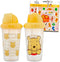 Disney Winnie the Pooh Sippy Cup Set for Kids - Bundle with 2 Pooh Bear Spill-Proof, Leak-Proof, Sippy Cups Plus Stickers for Toddlers Sippy Cups...