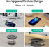 KPON Invisible Wireless Charger,30mm Under Desk Charger Mat, Furniture Table Nightstand Desktop Charging Station for iPhone 15/14/13/12/11//Samsun...
