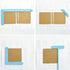 UPTTHOW 9Pcs Bookbinding Easy Scrapbooking Tool for Starter, Complete Great Stencils and Cutter Guide Kit Can Be Made Into Notebook Calender Junk ...