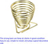 6 Pack Air Plant Holders - Metal Planter Stand Air Plants Flower Pot Rack Apply to Home Weddings Decor(Gold, 2.1" x 2.1" x 2")...