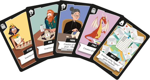 Zygomatic Timeline Twist Pop Culture Edition - Test Your Chronological Knowledge! Cooperative Trivia Game, Fun Family Game for Kids and Adults, Ag...