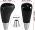 X AUTOHAUX M8x1.25 Car Gear Shift Knob Gear Lever Shifter for Toyota Camry Avalon Yaris 4Runner Tacoma for Lexus ES300 ES330 Black Faux Leather wi...