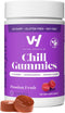 VitaHustle Chill Gummies for Stress Relief, 300 mg KSM 66 Ashwagandha, L-Theanine, Vegan, Mood Gummies, Balance Cortisol, Focus (Passion Fruit) 50...