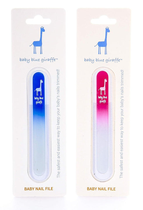 Baby Nail File, Safe Alternative for Nail Clippers, Must-Have Baby Essentials, Ideal Gift for Any Occasion Including Baby Shower, Pink - Baby Blue...