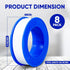 Plumbers Tape, 8 Rolls Teflon Tape 1/2 Inch(W) X 520 Inches(L), Sealant Plumbing Tape, PTFE Teflon Tape Plumbing, Strong Sealing Pipe Tape for Sho...