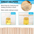 Wooden Candle Wick Holders Pack of 100pcs Wick Centering Devices Candle Wick Bars for Candle Making … (7.1inch - 100pcs)...