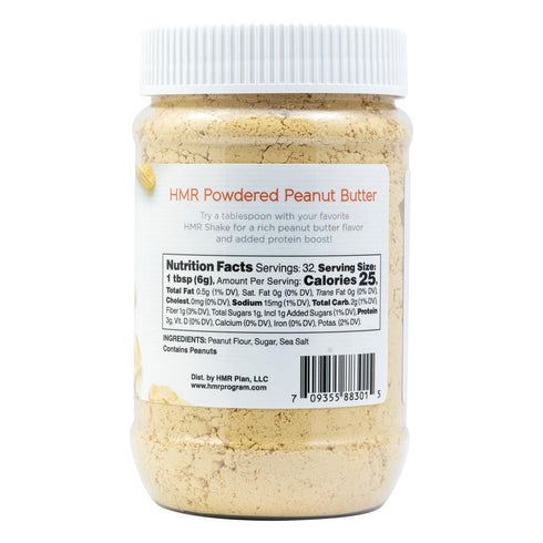 Powdered Peanut Butter by HMR, Powder Mix from Real Dry-Roasted Peanuts, 3 grams of Protein, Add to Smoothies, Shakes and Puddings, Low Carb & Ket...