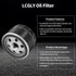 1 PC Oil Filter 49065-7007 49065-0721 492932 492932S Compatible with Kawasaki FR541V FR600V FR651V FR691V FR730VFS600V FS651V FS691V FS730V FX481V...