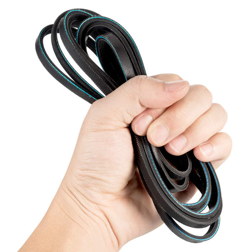Zhehao WE12M29 Dryer Drum Drive Belt Replace for WE12M22, 137292700, WE120122, WE12M0022, AP4565702, PS3408299, 134163500 Compatible with GE/Hotpoint (About 89-1/2 Inches Length)