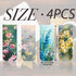 4Pcs Bookmark,Book Lovers Magnetic Bookmarks,Floral Style Bookmarks for Page Markers for Students and Teachers Reading,Book Lovers Gifts (C-Bloomi...