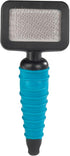 Master Grooming Tools Ergonomic Slicker Brushes — Molded Brushes for Grooming Dogs - Extra Small, 2¾" x 2", Teal/Black...