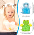 2 Pcs Bath Mitt Washcloths Gloves, Cute Cartoon Exfoliating Glove Body Scrubber, Gentle Soft Scrub Bath Loofahs Sponges for Kids Shower Washing (B...
