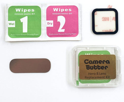 Lens Replacement kit for GoPro Hero 8 Black Action Camera (GoPro Hero 8 Black Glass Lens Replacement kit)...