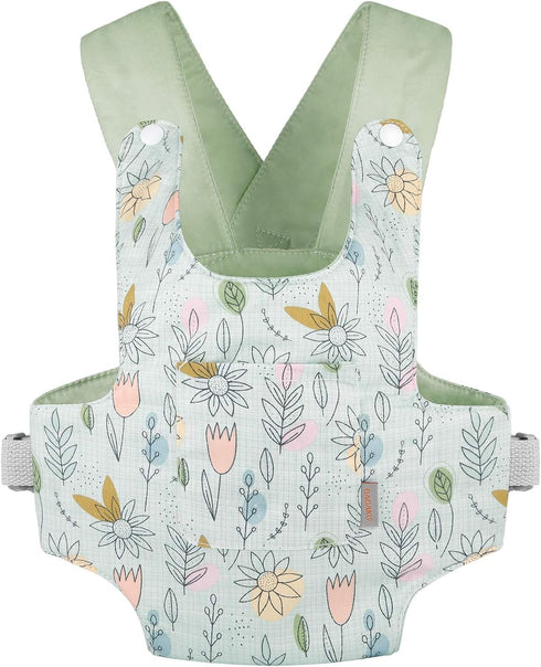 GAGAKU Baby Doll Carrier Doll Accessory Stuffed Animal Carrier with Adjustable Straps for Kids – Green (Sunflower)...