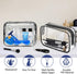 16 Pieces Clear Makeup Bags Bulk, TSA Approved Toiletry Bag for Travel, PVC Waterproof Travel Small Pouches Clear Pouch with Zipper for Men and Wo...