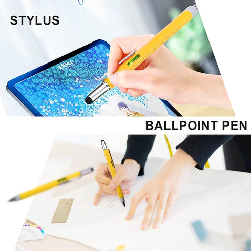 Pen Gifts for Men, Cool Gadgets 6 in 1 Multitool Pen, Stocking Stuffers for Men Women, Useful Gadgets Gift for Him Dad Husband Women on Christmas,...