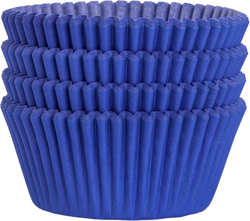 URATOT 100 Pieces Blue Cupcake Liners Cupcake Wrappers Baking Cups Cupcake Cases for Birthday, Wedding, Baby Shower, 2 Inches...