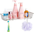 iPEGTOP Adhesive Shower Caddy Bathroom Shelf Storage with Hooks for Shampoo Conditioner Holder Kitchen Organizer Basket, No Drilling Wall Mounted,...