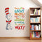 Decalplanet Dr Seuss Inspirational Quotes Wall Stickers Kids Wall Decal Saying Classroom Reading Room Baby Nursery Wall Decor...