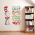 Decalplanet Dr Seuss Inspirational Quotes Wall Stickers Kids Wall Decal Saying Classroom Reading Room Baby Nursery Wall Decor...