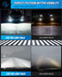 Nilight EF2 H10 LED Fog Light Bulbs, 250% Brightness, 5,0000 Hours Long Lifespan, 6000K Xenon White Fog Light Bulbs, 9140/9145 LED Fog Light DRL B...