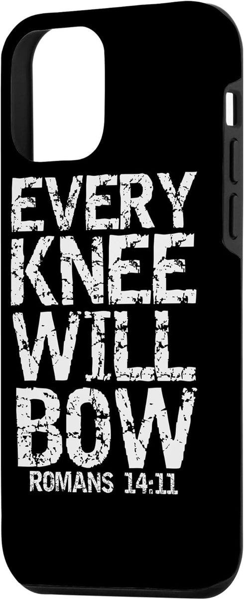 iPhone 12 mini Christian Lordship Quote Jesus is Lord Every Knee Will Bow Case...