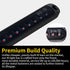 Smoked White 10" 15 LED Trailer Identification Light Led Reverse Backup Tail Light Bar Strip Truck Rear Side Marker Lights Waterproof...
