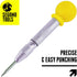 Segomo Tools 5 Inch Precision Diamond Knurled S2 Steel (58-60) Automatic Center Punch | Punch Tool | Spring Loaded Center Punch | Auto Center Punc...
