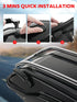 Amazicha Saddlebag Latch Kit Stainless Steel Saddle Bag Lifter Gloss Black fit for Harley Davidson Touring Street Glide Electra Glide Road King Ro...