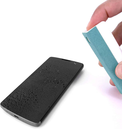 2 Acuvar 3 in 1 Reusable Fingerprint Proof Screen Mist Spray Cleaner with Microfiber and Phone Stand for Phones, Tablets, Laptops, & Car Screens (...