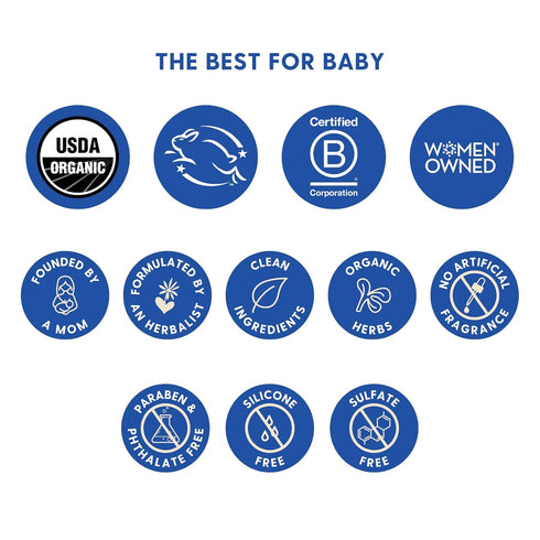 Motherlove Baby Hand & Knee Balm (1 oz) Herbal Ointment for Crawling Babies—Organic, non-GMO, & Cruelty Free...