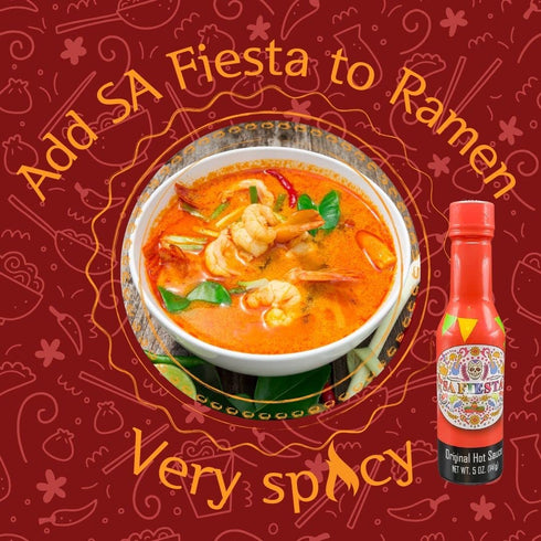 SA Fiesta Hot Sauce, A Perfect Balance of Heat and Flavor, Gourmet Hot Sauce, Versatility For All Kinds of Foods, Carolina Reaper Pepper Flavored ...