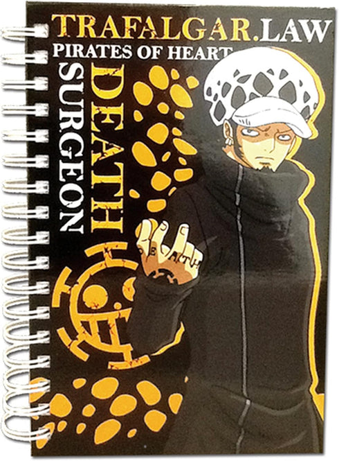 Great Eastern Entertainment One Piece Law Hardcover Notebook Multi-colored, 10"...
