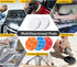 24pcs Drill Brush Attachment Set, 8pcs Scrubber Brushes with 9pcs Scouring Pad 3pcs Scrubbing Sponge 2pcs White Wool Pad 1pcs Backer and 1pcs Exte...