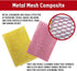 Unha's Non-Scratch Scouring Pads - Heavy Duty Dish Scrubbers, Odorfree, Long Lasting Dish Cloth, All-Purpose for Dish Washing Scurbs - Made in Kor...