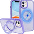 360°Rotatable Ring Magnetic Stand Case for iPhone 11 Compatible with MagSafe, Military Shockproof Protective Matte Phone Cover Case Built-in Invis...