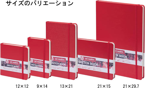 Talens Art Creation Sketchbook Red 13X21 cm, 140 Grams...