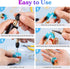 LET'S RESIN Electric Resin Drill, 74Pcs Hand Drill Supplies with 3-Jaw Clamp-Applicable to A Larger Drilling Range (0-3mm), Grip Nose Pliers, Keyc...