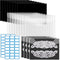 Pllieay 26Pcs Stamp and Die Storage Pockets with Rubber Magnetic Sheets and Labels, Clear Plastic Envelopes Storage Bag Scrapbooking Storage Dies ...