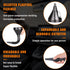 Wide Mouth Oil Funnel with Flexible Extension, Nozzle Hose with Handle Mesh Screen Filter, Removable Mesh Screen Filter for Water, Gasoline, Coola...
