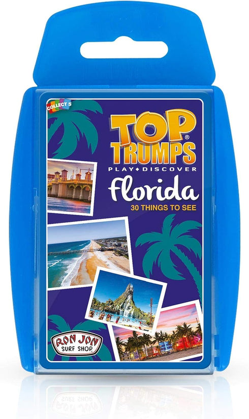 Top Trumps Card Game Florida - Family Games For Kids and Adults - Learning Games - Kids Card Games for 2 Players and more - Kid War Games - Card W...