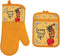 Shades of Color Mitt & Potholder Set, Living My Blessed Life, Potholder: 8.75 x 6.75, Oven Mitt: 12.75 x 7.25 inches , Multicolored...