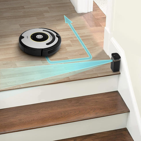 Dual Mode Replacement Virtual Wall Barrier Compatible with iRobot Roomba Boundary Markers 600/700/800/900/e/i/s Series, Replace Part Number: 46364...