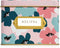 Jot & Mark Decorative Recipe Tin Box for Recipe Cards, Greeting Card Holder | Holds Hundreds of 4? x 6? Cards (Delphina)...
