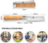 ZhengSheng Folding Chef Knife 4.8” Ultra Sharp 440A Stainless Steel Blade Natural Olive Handle Pocket Foldable Japanese Style Kitchen Knife for Ou...