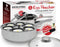 EXCELSTEEL Non Stick Easy Use Rust Resistant Home Kitchen Breakfast Brunch Induction Cooktop Egg Poacher, 6 Cup, Stainless Steel, Round...